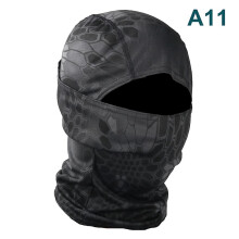 (A11) Camouflage Balaclava Full Face Wargame Cycling Helmet Liner Tactical Airsoft Cap