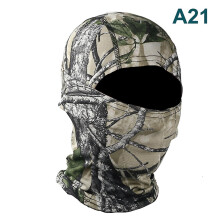 (A21) Camouflage Balaclava Full Face Wargame Cycling Helmet Liner Tactical Airsoft Cap
