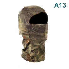 (A13) Camouflage Balaclava Full Face Wargame Cycling Helmet Liner Tactical Airsoft Cap