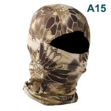 (A15) Camouflage Balaclava Full Face Wargame Cycling Helmet Liner Tactical Airsoft Cap