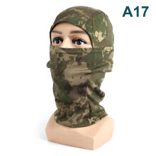 (A17) Camouflage Balaclava Full Face Wargame Cycling Helmet Liner Tactical Airsoft Cap