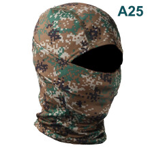 (A25) Camouflage Balaclava Full Face Wargame Cycling Helmet Liner Tactical Airsoft Cap