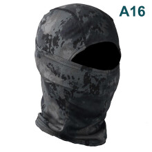 (A16) Camouflage Balaclava Full Face Wargame Cycling Helmet Liner Tactical Airsoft Cap