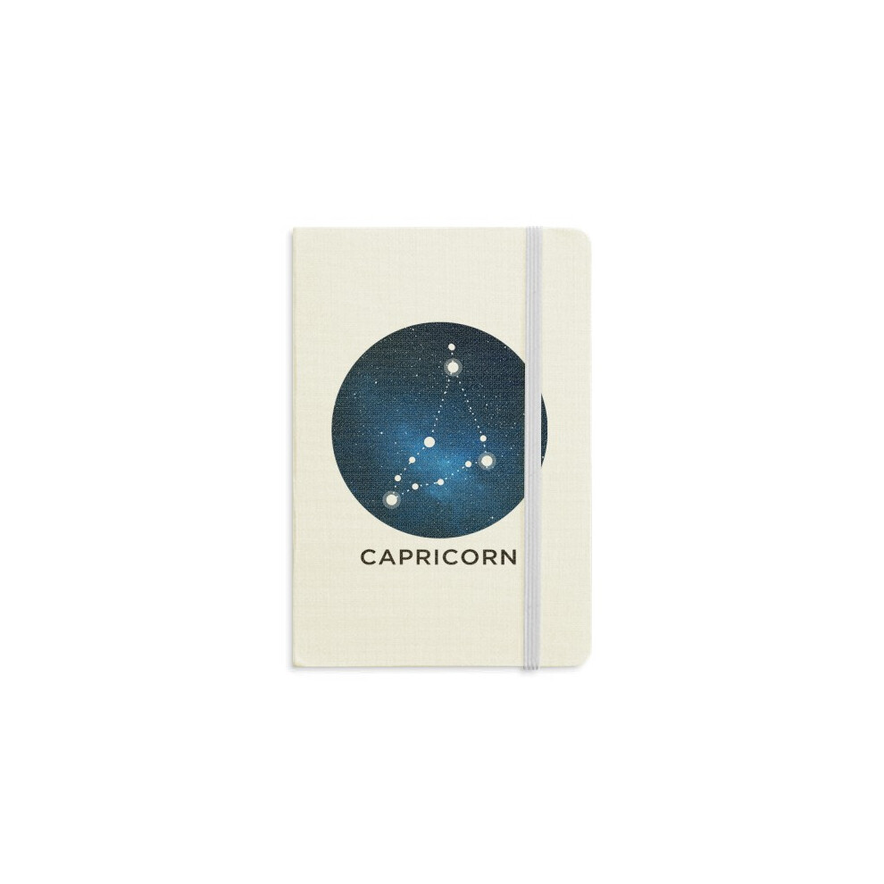 Capricorn Constellation Zodiac Sign Notebook Official Fabric Hard Cover Classic Journal Diary-image-OPC-PFJTYBQ-NEW