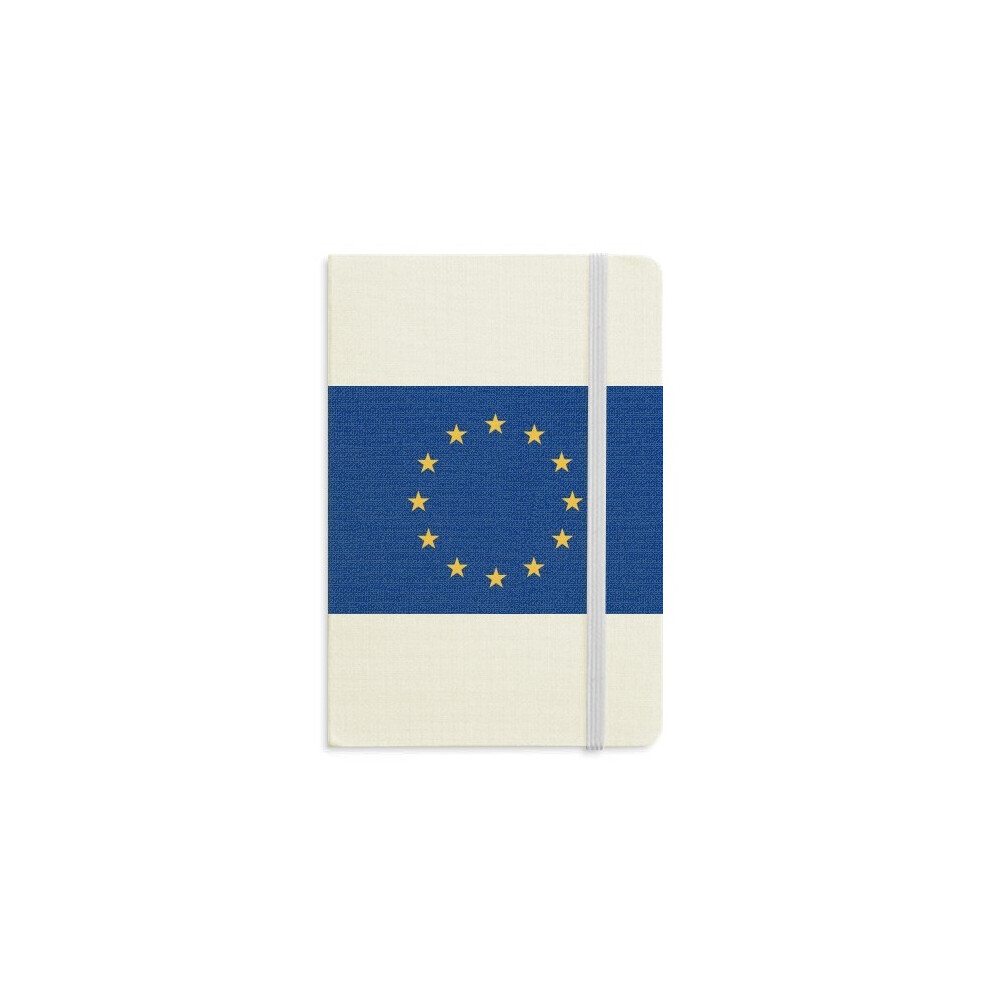 eu national flag eu country notebook official fabric hard cover classic journal diary-image-OPC-PFJTZV2-NEW