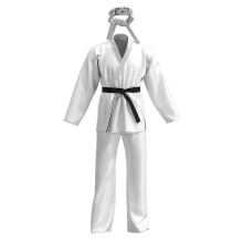 (120) Karate Cosplay Costume Uniform Tops Pants Headband