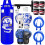 (Blue Set) Heavy Filled Boxing Punch Bag Set Punching Bag 3ft 1