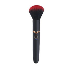 (Black) Electric Makeup Brush 10 Speed Vibration Usb Charge Face Brush For Foundation, Concealer Or Blush