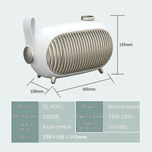 Small Ceramic Mobile Heater Electric 2