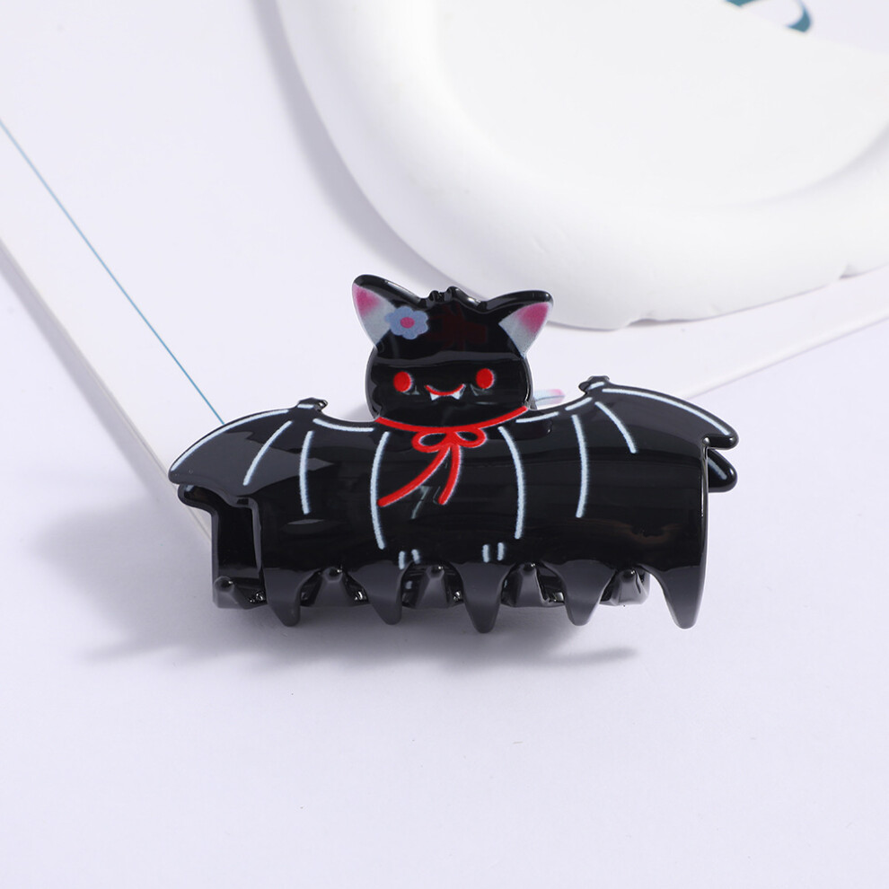 (Bat) Hairpin Dopamine Halloween Claws Party Ornament Collocation Human Skeleton Girl-image-OPC-PFJVCF9-NEW