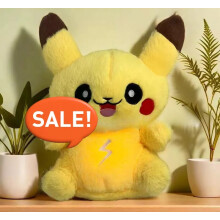 (Breathe yellow Pikachu) Cute Koala Breathing Musical Soothing Doll Sleep Toy Anxiety Relief Plush Toys