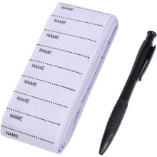 Custom Iron-On Clothing Labels - 200 Sheets Name Ribbons Labels for School