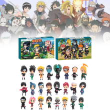 Naruto 24-Piece Christmas Advent Calendar Blind Box Figures - Collectible PVC Toys for Kids