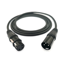 MCBOSON XLR Microphone Cable 10m - Balanced, Low-Noise, Shielded Black Cable (XLR cable black cable)