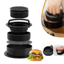 3-in-1 Burger Mould - Hamburger and Meat Patty Press