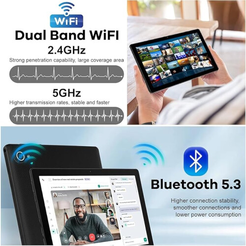 HotLight Tablet 10 inch Android 14 Octa-Core Processor 2