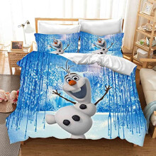 (Style 2, Single135x200cm) Frozen 21d Bedding Set Quilt Duvet Cover Single Double King