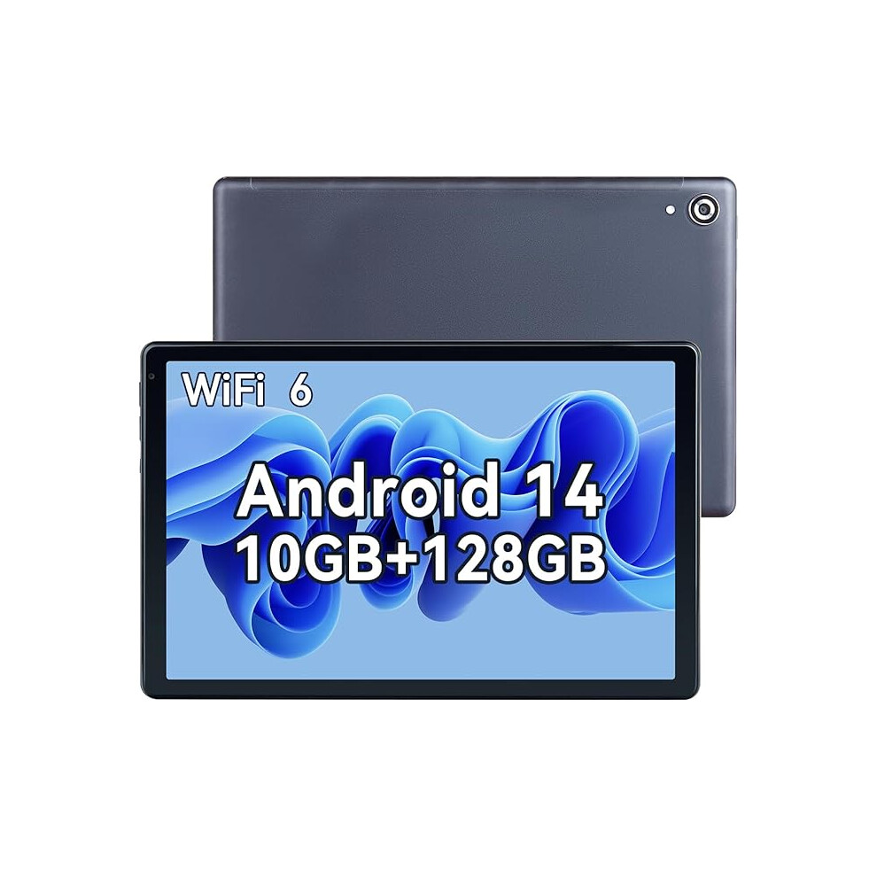 XCX 10 Inch Tablet Android 14, 10GB RAM 128GB ROM 1TB TF