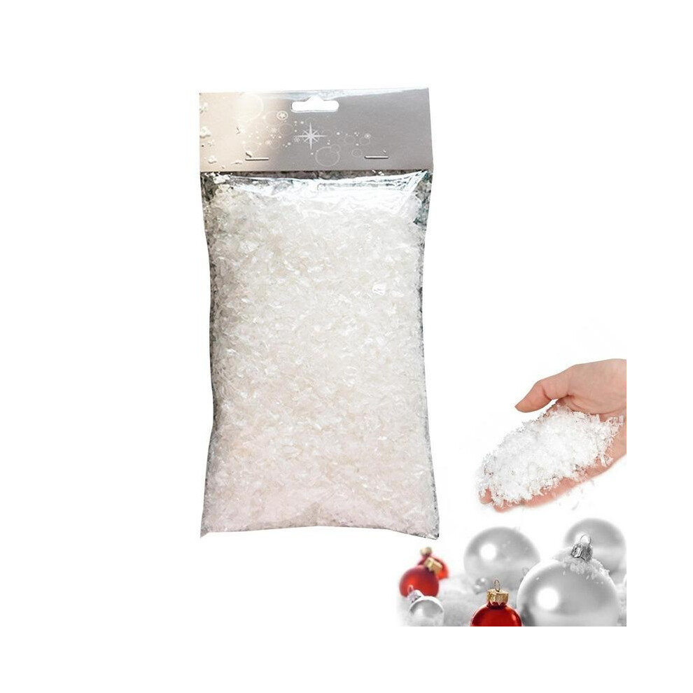 50g Artificial Plastic Dry Snow Powder Xmas Gift Home Party Scene Props Supply For Christmas Tree Decor-image-OPC-PFJVQN6-NEW