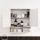 Home Discount Priano 2 Door Bathroom Wall Cabinet Mirrored Shelf 4
