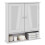Home Discount Priano 2 Door Bathroom Wall Cabinet Mirrored Shelf 10