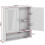 Home Discount Priano 2 Door Bathroom Wall Cabinet Mirrored Shelf 8