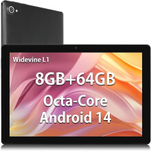 Android 14 Tablet,10.1 inch Tablets with 1280 * 800 IPS HD Touchscreen