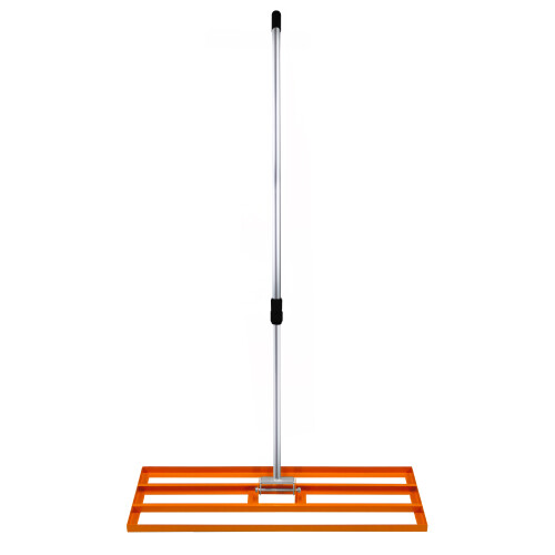 T-Mech (100cm, Orange ) Lawn Leveller & Aerator Grass Roller Levelling Rake 2