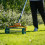 T-Mech (100cm, Orange ) Lawn Leveller & Aerator Grass Roller Levelling Rake 5