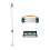 T-Mech T-Mech Rasenrakel 50cm und rollender Rasenlüfter – Grün 10