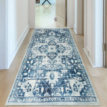 (80 x 150 cm (2 ft 6 in x 5 ft)_ Runner Floor Rug Carpet, Tranquil) Living Room Runner Rugs Traditional Carpet Mat