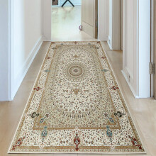 (80 x 150 cm (2 ft 6 in x 5 ft)_ Runner Floor Rug Carpet, Willow Beige) Living Room Runner Rugs Traditional Carpet Mat