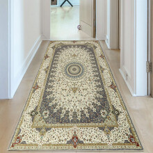 (80 x 150 cm (2 ft 6 in x 5 ft)_ Runner Floor Rug Carpet, Willow Grey) Living Room Runner Rugs Traditional Carpet Mat