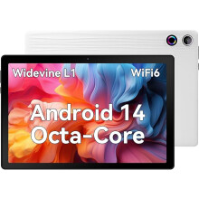 RIYTISFY 10 Inch Tablet Android 14, 10GB RAM 64GB ROM 1TB TF