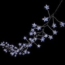 160 Lumières de Noël en forme d'étoile à action multiple, blanc froid, pour l'extérieur