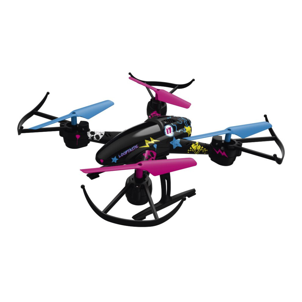New Hama Rc Drone 6-Axis 360 Gyro Stunt Quadcopter Uk Blue 00126851