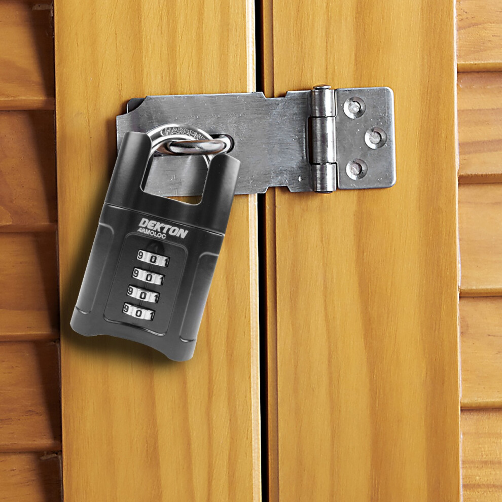 Dekton 50Mm Zinc Alloy Combination Padlock 5055441441979