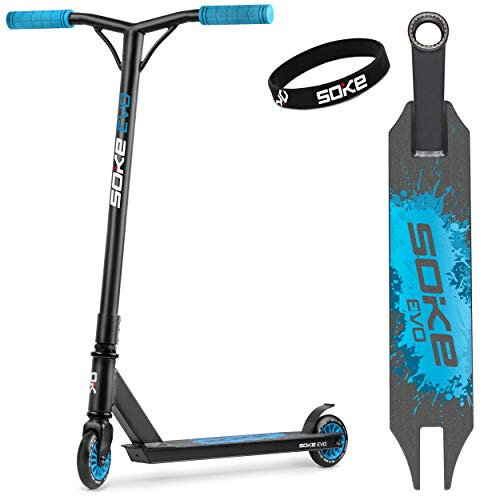 SOKE EVO blå rød scooter