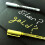 Artline Ek993 Mettalic Calligraphy Pen - Silver 3