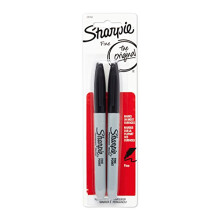Sharpie CD/DVD Permanent Marker Fine & Ultra Fine Tip - Black (Pack of 2)