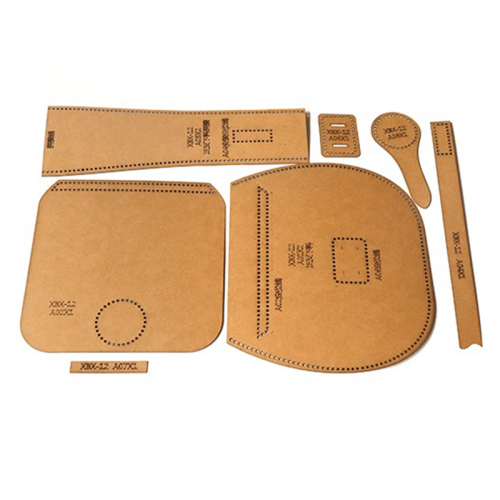  LLhappy DIY Leather Tool Kit Kraft Handbag Sewing Pattern Size 21x19x6.5CM