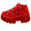 New Rock (37) New Rock M-106WALL-C13 Unisex Lederschuhe rot 3