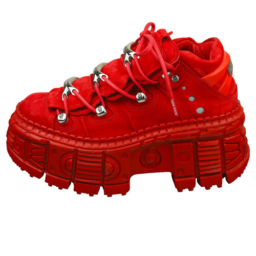 New Rock (37) New Rock M-106WALL-C13 Unisex Lederschuhe rot 2
