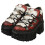 New Rock (3) New Rock M-106wall-c7 Unisex Ankle Boots in Black Red 6