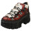 New Rock (3) New Rock M-106wall-c7 Unisex Ankle Boots in Black Red 1