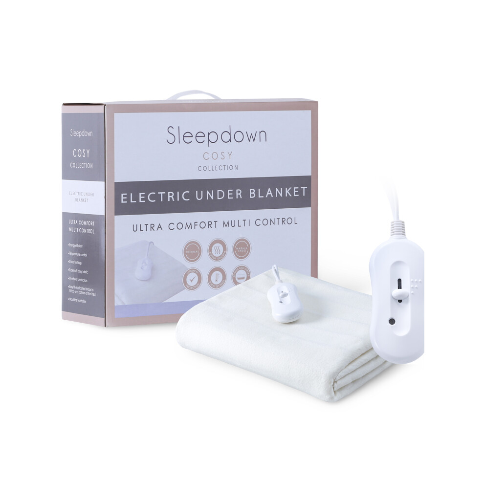 Sleepdown (Signle) Electric Under Blanket - Ultra-Soft Fabric With Adjustable Heat