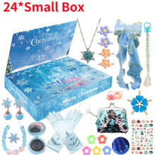 (Style L) Christmas Kuromi Unicorn Castle Advent Calendar 24 Days Countdown Jewelry Toys