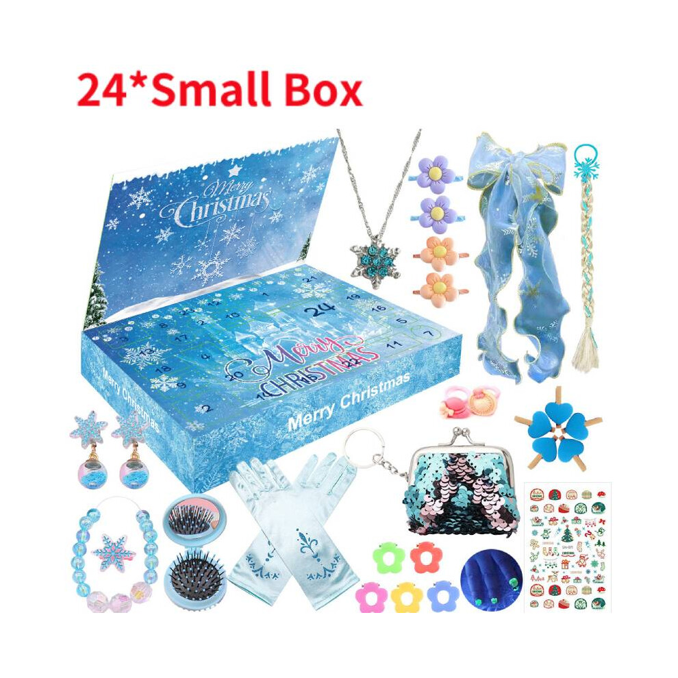 (Style L) Christmas Kuromi Unicorn Castle Advent Calendar 24 Days Countdown Jewelry Toys