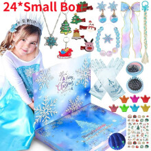 (Style J) Christmas Kuromi Unicorn Castle Advent Calendar 24 Days Countdown Jewelry Toys