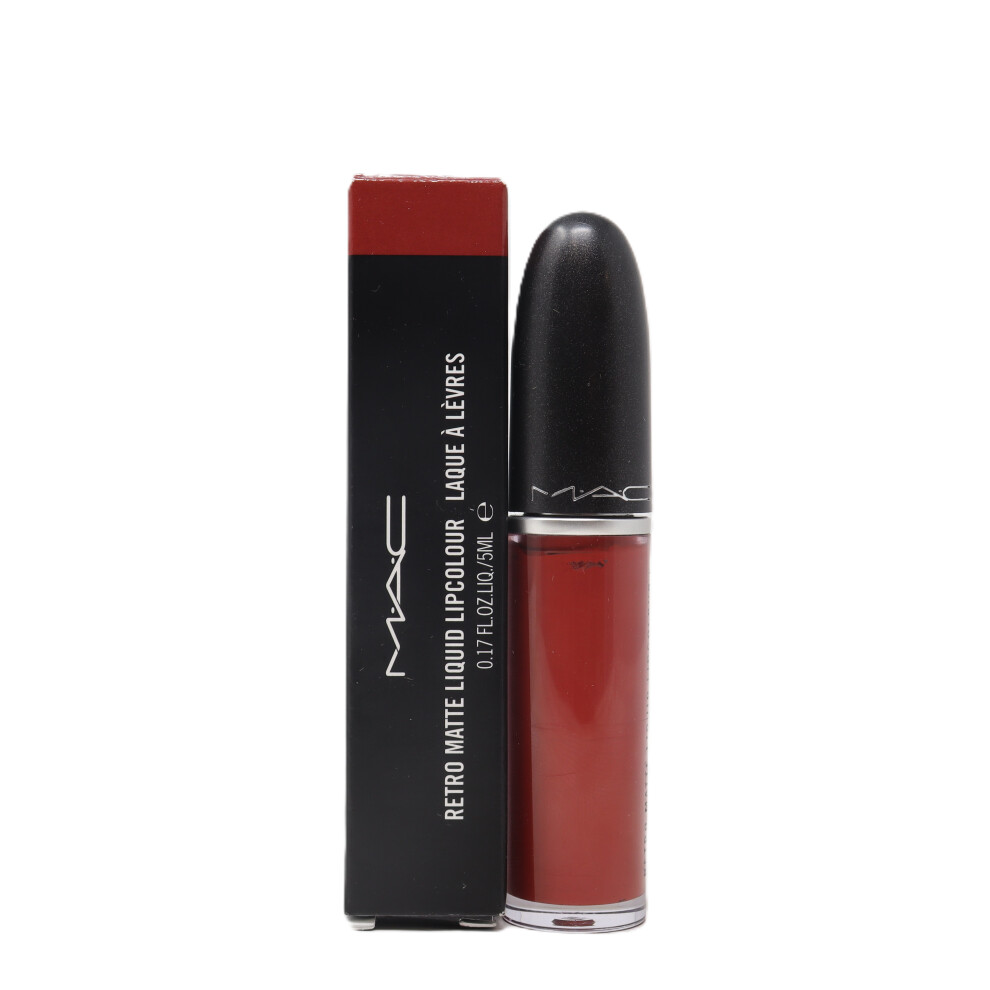 (135 Chili Addict) Mac Rettro Matte Liquid Lipcolour  0.17oz/5.0ml New With Box